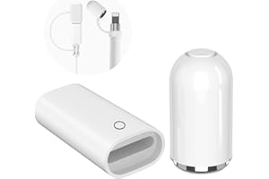 ACAGET Adattatore di Ricarica Cavo e cappuccio magnetico di ricambio per Apple Pencil di prima Generazione (Accessori con adattatore Tether e cappuccio protettivo in silicone) per Apple Pencil 1st