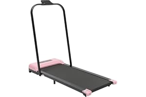 BATHRENA 2 in 1 Faltbares Laufband, 3,0PS unter dem Schreibtisch elektrisches Laufband, Walking, mit Fernbedienung und LED-Anzeige, Walking Jogging für Zuhause/Büro