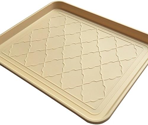 Premium Pet Food Tray - Large Dog And Cat Food Mat With Non Skid Design - Best For Containing Spills and as Pet Feeding Mat