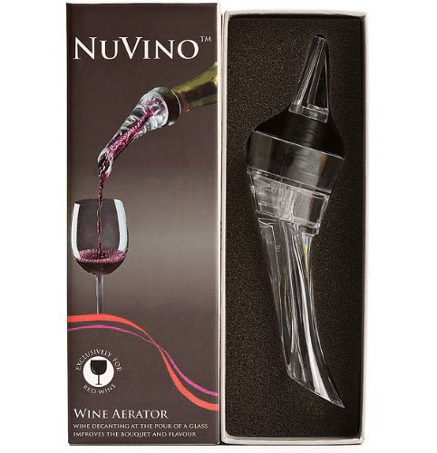 Nuvino - Aireador de vino tinto (boca anti goteo adaptable a la botella)