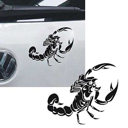 Preisvergleich Produktbild pedgeo (TM) Hot Sale New Stoßstangen vorne und hinten Reflektierende Decor Mural Art Scorpion Auto-Aufkleber Aufkleber Truck versandkostenfrei Yay
