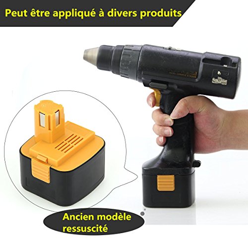 POWERGIANT 12 V 3000mAH Ersatz-Akku NI-MH Batterie Für PANASONIC EY9001, EY9101, EY9108, EY9200, EY9200B, EY9201, EY920, EY3790, EY3790B, EY3794B USW. 12 Monate Garantie - 7