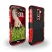 Produktbild LG G2 Case DRUnKQUEEn Heavy Duty Rugged Hybrid Armor Dual Layer Hard Shell Tire Tread Grenade Grip Combat Tyre Textured Cover with Kickstand
