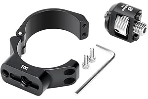 Leofoto TDC-32 + CF-9 32mm Clasp/Collar + 3/8" Screw Stud. Accessory Mount/Port for Tripod Leg