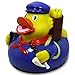 Produktbild HC-Handel 916653 Vinyl Badeente City Duck Münster Gummiente 8 cm