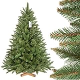 Dank des grünen Baumstamms wirkt der Weihnachtsbaum noch dichter und natürlicher - einfache Montage - lange Haltbarkeit auch nach vielen Jahren - keine Weichmacher, schwer entflammbar