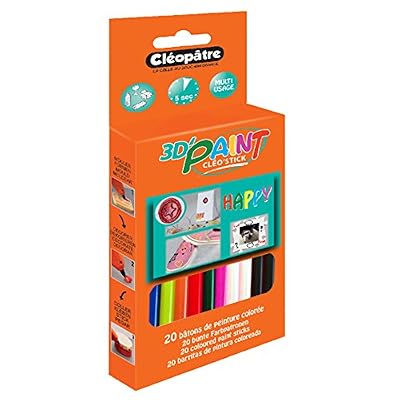 Cleopatre Cléopâtre - PO20RPC - Cléo'STICK 3D Paint - Boîte de 20 Bâtons de peinture pour CléoGun