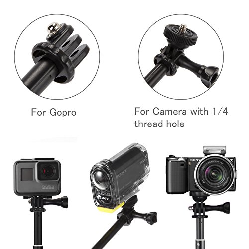 Luxebell telesc pico extensi n aluminio Pole selfie stick para GoPro Hero Session Hero 4 Hero 3 3 2 Sony Acci n Cam y Smartphone reviews Luxebell telesc pico extensi n aluminio Pole selfie stick para GoPro Hero Session Hero 4 Hero 3 3 2 Sony Acci n Cam y Smartphone