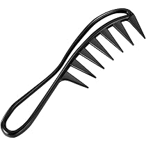 Jitnga 6 Haarkämme Set – Fein & Grob Gezahnt, Aus Kohlefaser, Für Männer & Frauen