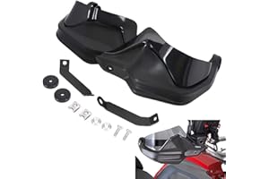 Anxin Protège-mains de moto en plastique ABS avec déflecteurs de pare-brise noirs pour NC700X 750X CB650F CTX700 2014-2018