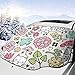 Produktbild New Shorts Cats Birds U0026 Flowers Spring Doodle On Cloud Grey Car Front Windshield Cover Foldable Sunshade Fits Most Cars, Trucks, SUV's