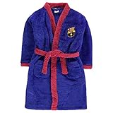 Junior Official Barcelona FC Spain Dressing Gown Bath Boys Robe sizes from 5 to 13 Years Old
