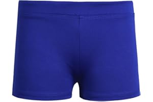 Freebily Enfant Fille Shorts de Sport Gymnastique Fille Microfiber Hot Pantalon Court Extensible Mini Shorts Tutu Danse Gym Âges 2-16 Ans