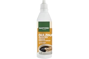 SANTIVERI - Dulzina Sucralosa Liquida, Edulcorante Sucralosa, 100% Natural, Para todas las Dietas | 0% calorías, Sabe a azúcar - 90 ml