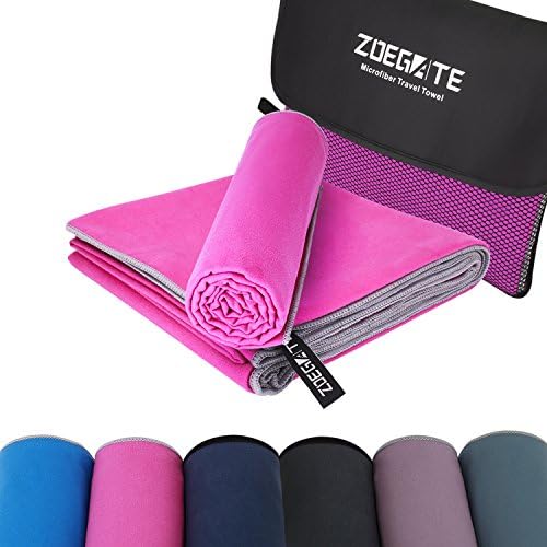 Zoegate Microfibre Towels Microfibre Wring-Dry Travel Towel Perfect Sports Towel Microfibre Bath Towel/Beach Towel/Sauna Cleaning Cloth Drying, Soft