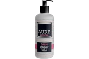 Aure Shampooing pour Animaux - Shampooing pour Chiens - pour Yorkshire - Démêle et Adoucit - Renforce et Fait Briller - Facile à Appliquer - 500 ML