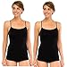 Produktbild SCHIESSER 2 er Pack Spaghettitop COTTON Essentials Feinripp , Farbe:schwarz;Grösse:M / 38