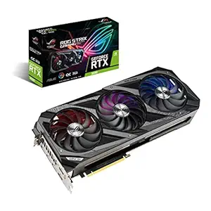 ASUS ROG Strix NVIDIA GeForce RTX 3090 OC Edition Gaming Graphics Card (PCIe 4.0, 24GB GDDR6X, HDMI 2.1, DisplayPort 1.4a, Axial-tech Fan Design, 2.9-Slot, Super Alloy Power II, GPU Tweak II)