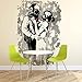 Produktbild Wallsticker Warehouse Blur Think Tank Banksy Graffiti Fototapete - Tapete - Fotomural - Mural Wandbild - (2909WM) - XXL - 206cm x 275cm - VLIES (EasyInstall) - 2 Pieces