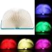 Produktbild LED Buchlampe Nachttischlampe, 5 Farben Magie Buch Nachtlicht 360° Faltbare Stimmungsbeleuchtung Tischleuchte Schreibtischlampe Multi-Farben mit USB Kabel(Blau)
