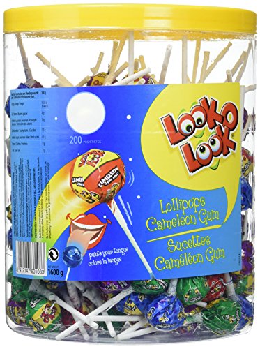 Look o Look Tubo de 200 Sucettes Caméléon (1,68 kg)