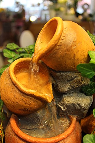 Tischbrunnen „Krüge“ Springbrunnen Zimmerbrunnen Zierbrunnen Kaskade Dekoration - 2