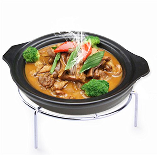 newshopping Dampf Rack Dämpfkorb Edelstahl Metall Multifunktions-Küche Gadget Style 2 - 2