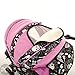 Milk Rock Baby Starcruiser Pram & Pushchair Travel System (car seat, raincover, mosquito net, cup holder, changing pad) 29 Turquoise Soccer