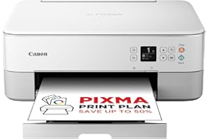 ‎CANON Canon PIXMA TS5351i Multifunktionsdrucker 3in1 Drucker/Kopierer/Scanner, WLAN, Randlosfotos, kabelloses Drucken/Scannen via Cloud + Smartphone, Duplex, 2. Einzug, PIXMA Print Plan kompatibel, weiß