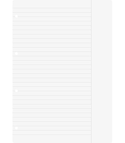 Ruicaifu 50 Fogli Raccoglitore Ad Anelli A5 Per Ricarica Colorata Per 6