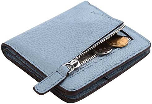 Dante Women's RFID Blocking Small Compact Bifold Leather Pocket Wallet Ladies Mini Purse with id Window -  -