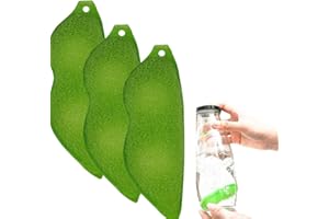 Taicols Éponge pour Bouteille d'eau, éponge de Nettoyage pour Bouteille en Forme de Haricot,éponge de Nettoyage de Bouteilles réutilisable, éponge de Bouteille résistante à la Chaleur