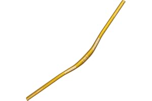 UPANBIKE φ31.8mm MTB Mountain Bike Bicycle Extra Long Handlebar 720mm Riser Bar(720mm,Golden)