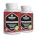 Produktbild Astaxanthin Kapseln mit 4 mg natürlichem Astaxanthin VEGAN 2x 90 Stück für je 3 Monate Qualitätsprodukt-Made-in-Germany ohne Magnesiumstearat, jetzt zum Aktionspreis und 30 Tage kostenlose Rücknahme!