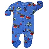 elowel Bebe Garcons Grenouilleres Grue Pyjama Une Seule Piece Toison (Taille 6 Mois -5 Ans) 4 Ans