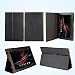 Produktbild Ultra Slim Tasche Leder Style Sony Xperia Z Tablet 16 Go/32 Go (Wifi ; LTE/4G) Hülle Schwarz Cover mit Stand und Smart Cover Funktion - Zubehör Etui Tablet PC 10.1 Zoll Sony Xperia Z Tablet Schutzhülle (PU Leder, Schwarz)