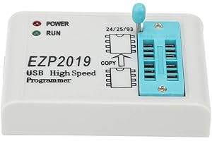 TOSUNY High Speed EZP2019 USB SPI Programmer with Tested Base Support PC Software Firmware Updates, for Block 24 EEPROM, for 25 flash 93 EEPROM, etc.