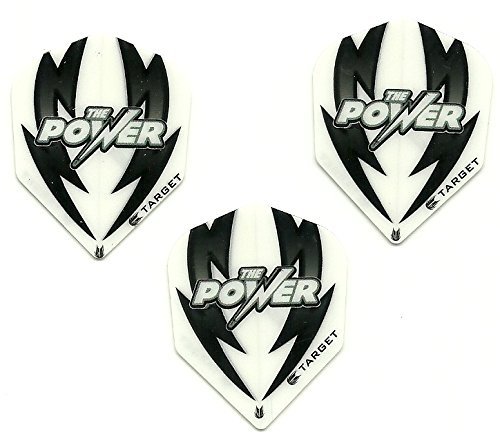Preisvergleich Produktbild Target Power-100 Flights, Phil Taylor,100 Micron, Weiss-Schwarz