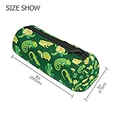 TIZORAX Ranas y reptiles Estuche Bolígrafo Bolso Bolso de cremallera Moneda Organizador...