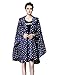 Produktbild Walsilk Damen Travel Regenschutz Poncho Batwing-Sleeved Hooded Regenmantel, wasserdicht Regen Jacke mit Taschen, wasserabweisend Poncho Regen Mantel Zupfbürste für Notfall