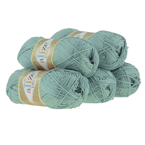Strickgarn ALIZE DIVA – 100g, Farbe 463 light aqua - 2