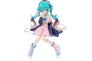 BESTZY Miku Anime Figur Modell, Statue Actionfigur Spielzeug, PVC Action Charakter Puppe Super Figure Collection für Kinder Geschenke, Desktop Dekoration Ornamente