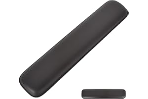 DECORDWELL Poggiapolsi Per Tastiera Per Computer Dal Design Ergonomico35*7.5CM,Poggiapolsi Per Tastiere Senza Tastierino Numerico,Anti-Scivolo, Materiali Resistenti