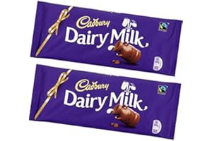 Cadbury Dairy Milk Chocolate Bar 360g, Pack of 2