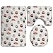 Produktbild Hectwya Sushi Pattern 3 Piece Bath Rug Set Pattern Bathroom Rug Bath Mat+Coutour Mat+Toilet Cove