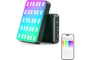 ‎SMALLRIG SMALLRIG Video LED Light Lampa Wideo RM75 RGB, PrzenośNa Dioda LED Na Panelu śWiateł Wideo Kamery, Inteligentna Kontrola Aplikacji, Battery 4000Mah, Cri≥95 2500-8500K Do Vlogowania/Fotografii - 3290