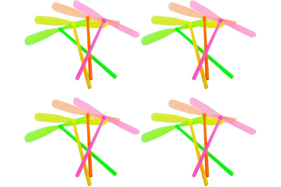 40Pcs Prop Top Flyer Toy, Dragonfly Toy, Outdoor Dragonfly for Boys and Girls, Bags Fillers Party Favors