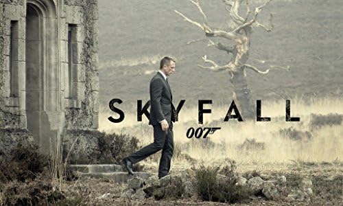 Remarkable Poster's James Bond Daniel Craig SkyFall Movie 12 x 18 Inch Poster Ultra HD Multicolour Unframed Rolled Print Great Wall Decor
