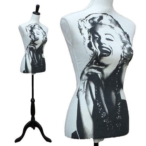 Damen Schaufensterpuppe Schneiderpuppe weiblich 36/38 Schneiderbüste Torso Puppe Marylin Monroe