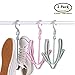 Produktbild Schuhe Aufhänger 360 ° Rotary Doppel Haken Multifunktions-Schuhe Trocknen Racks Regal Halterung für Luftentfeuchter zum Aufhängen Leder Schuhe Slipper Stiefel Socken Schuhe in Sun für Closet Organizer Storage (2 Pcs)